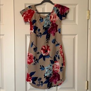 Floral Off-The-Shoulder Dress